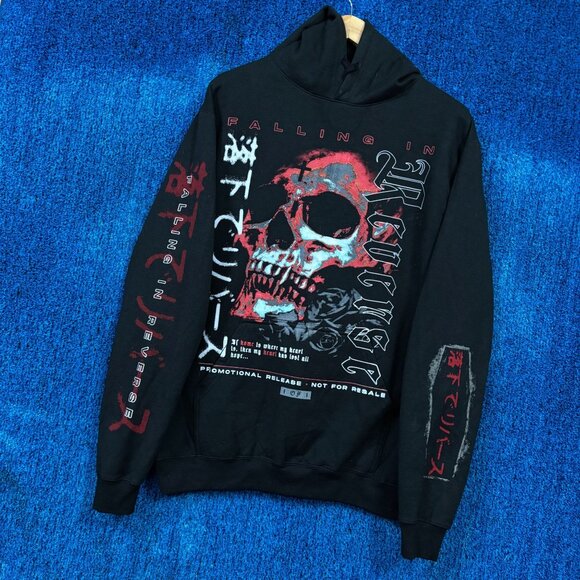Falling in Reverse “Promotional Release” Graphic Hoodie Size Medium - Picture 3 of 4